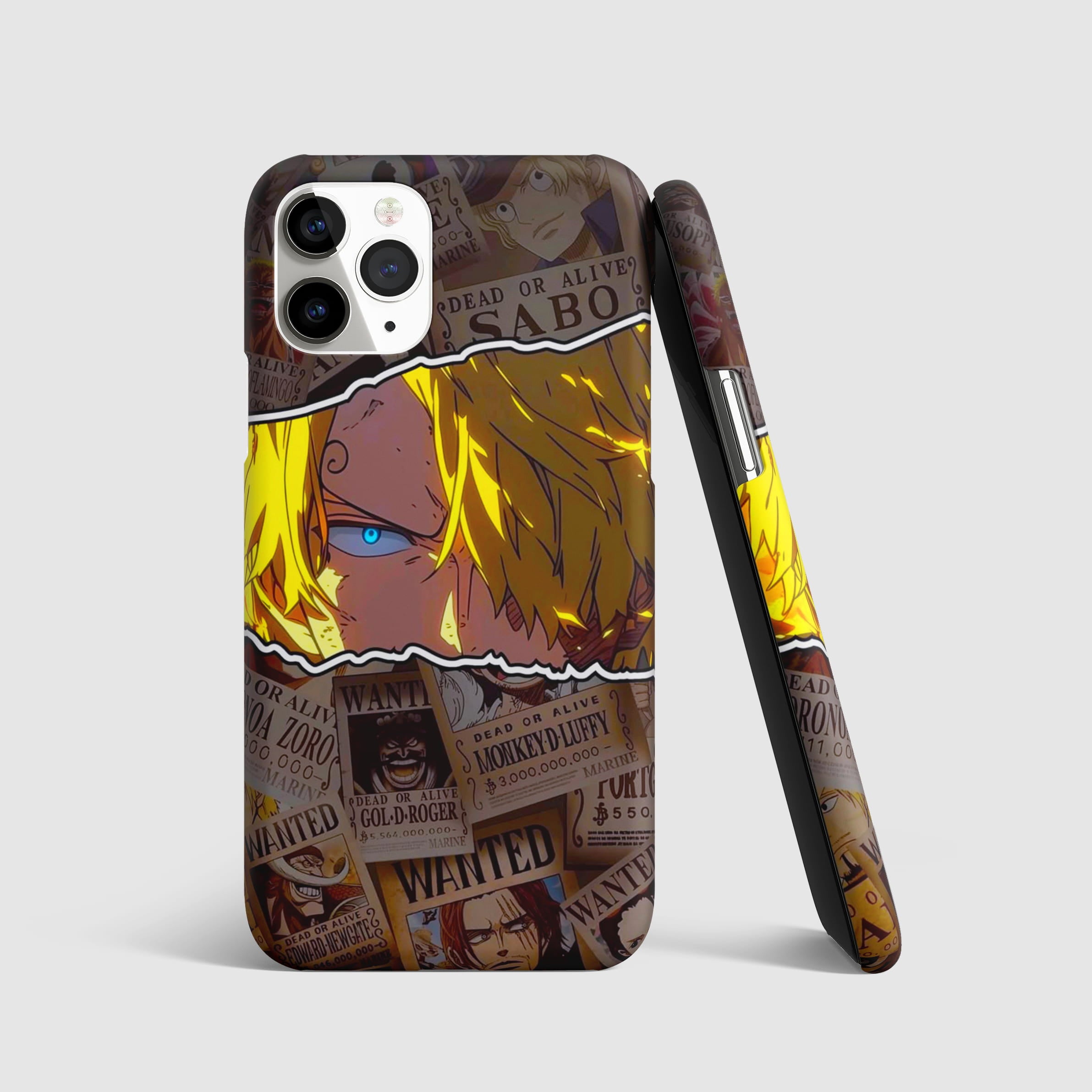 Sanji wanted poster collage anime phone cover