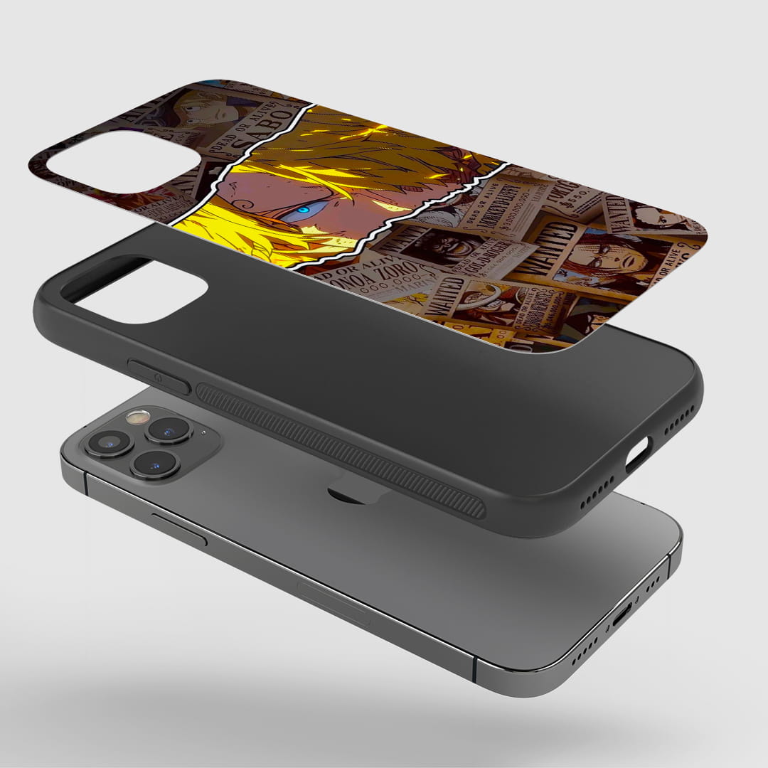 Durable anime armor case featuring Vinsmoke Sanji