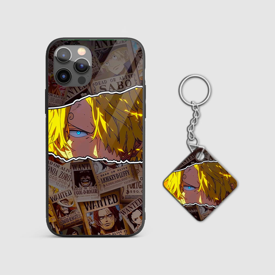 Shock-resistant silicone case with HD collage artwork with Keychain
