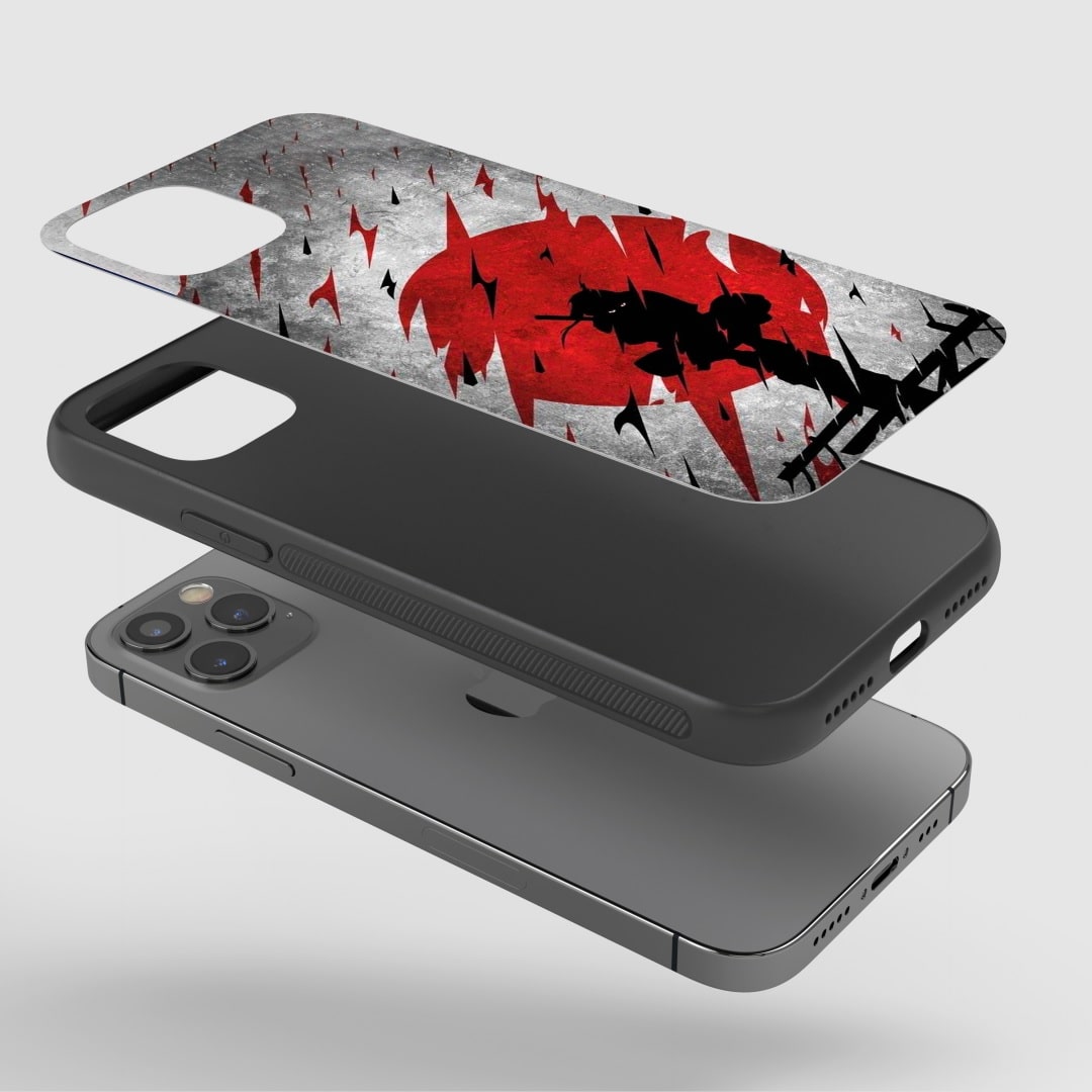Sasuke Clan Phone Case on a smartphone, showcasing accessibility to all controls.