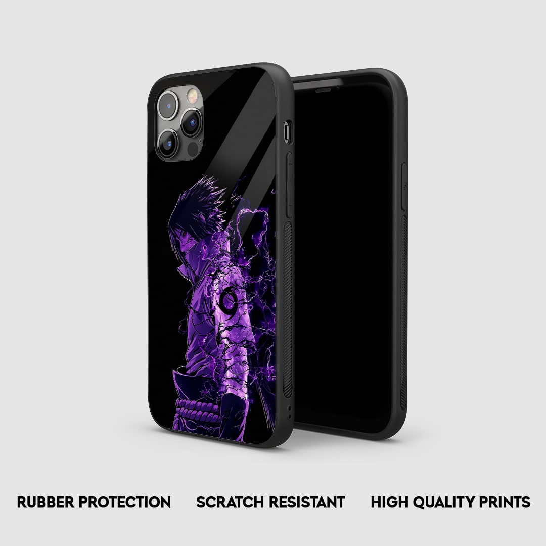 Side view of Sasuke Minimal Silicone Case with precise fit and cutout.