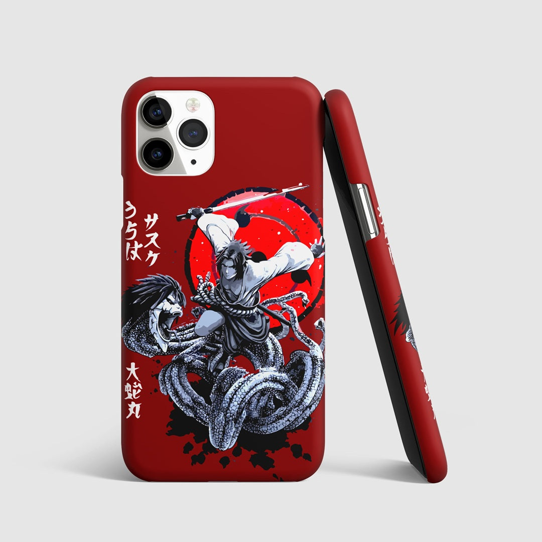 Sasuke and orochimaru battle phone cover