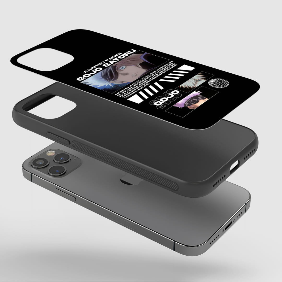 Satoru Synopsis Phone Case installed on a smartphone, ensuring optimal functionality of all buttons and ports.
