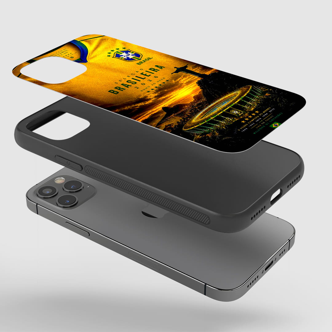 premium seleção brasileira protective phone case