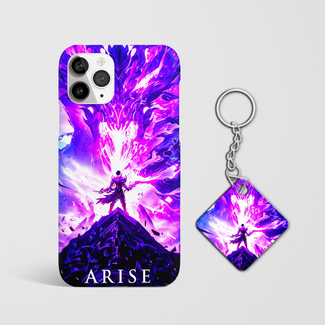 Durable protective case featuring Sung Jin-Woo with Keychain