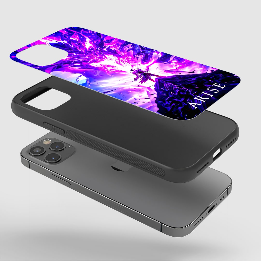 Durable anime armor case featuring Sung Jin-Woo