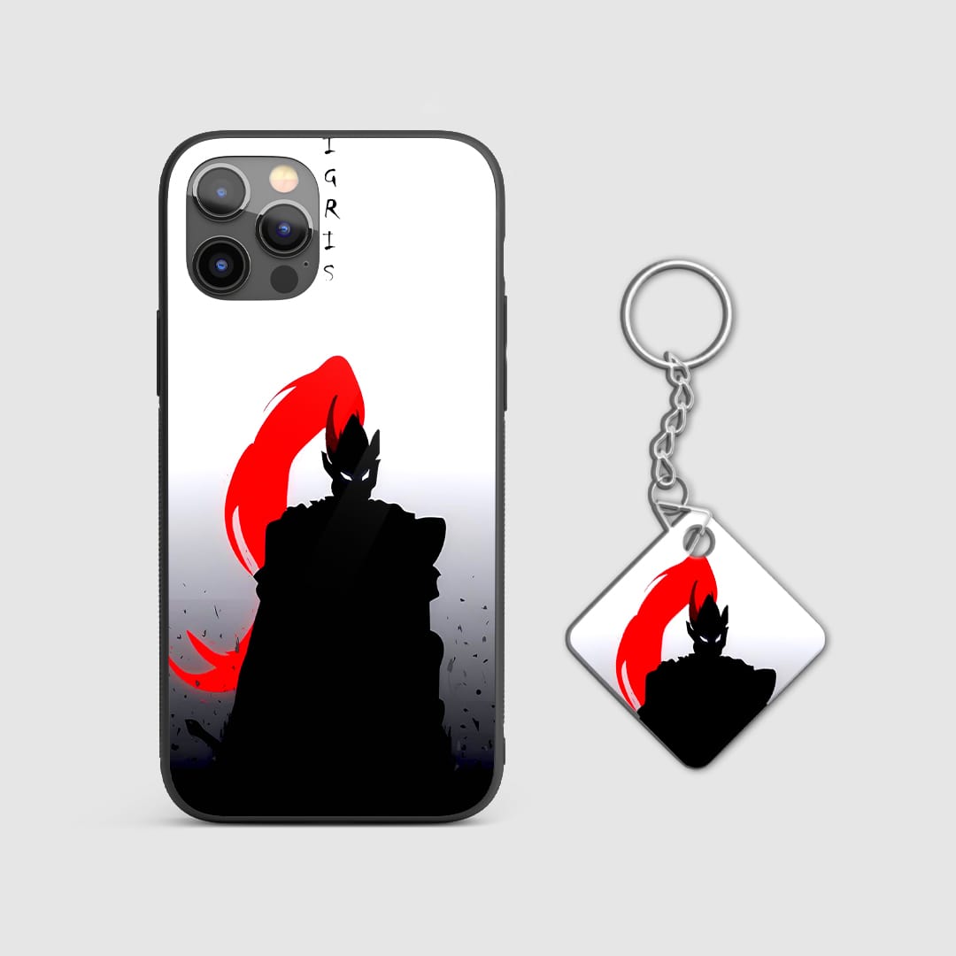 Durable anime armor case featuring Sung Jinwoo with Keychain