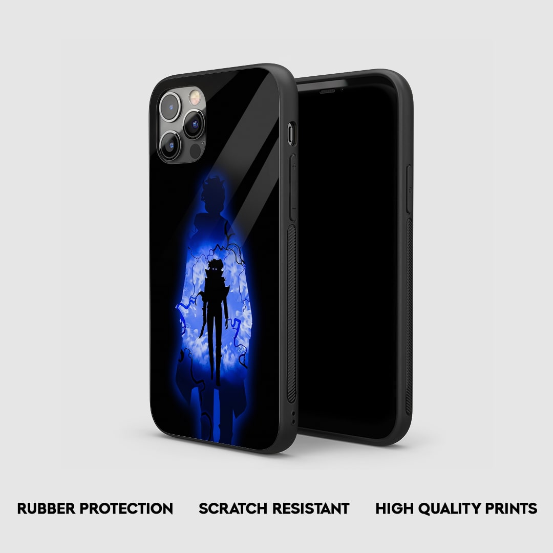 Side view of Silicone Case with snug fit and detailed cutouts.