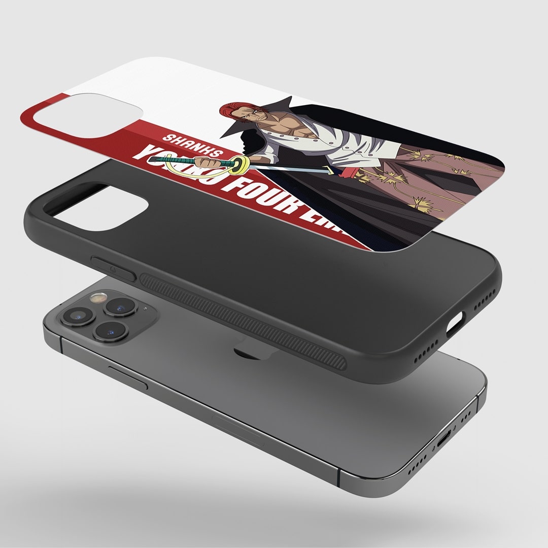 Shanks Graphic Phone Case fitted on a smartphone, showing easy access to all controls and ports.
