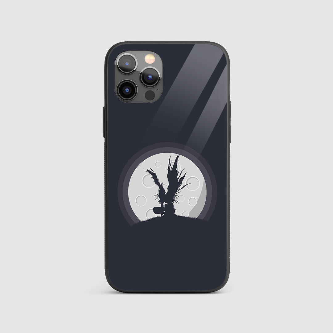 Shinigami Aesthetic Silicone Armored Phone Case featuring stylish artwork of the Shinigami.
