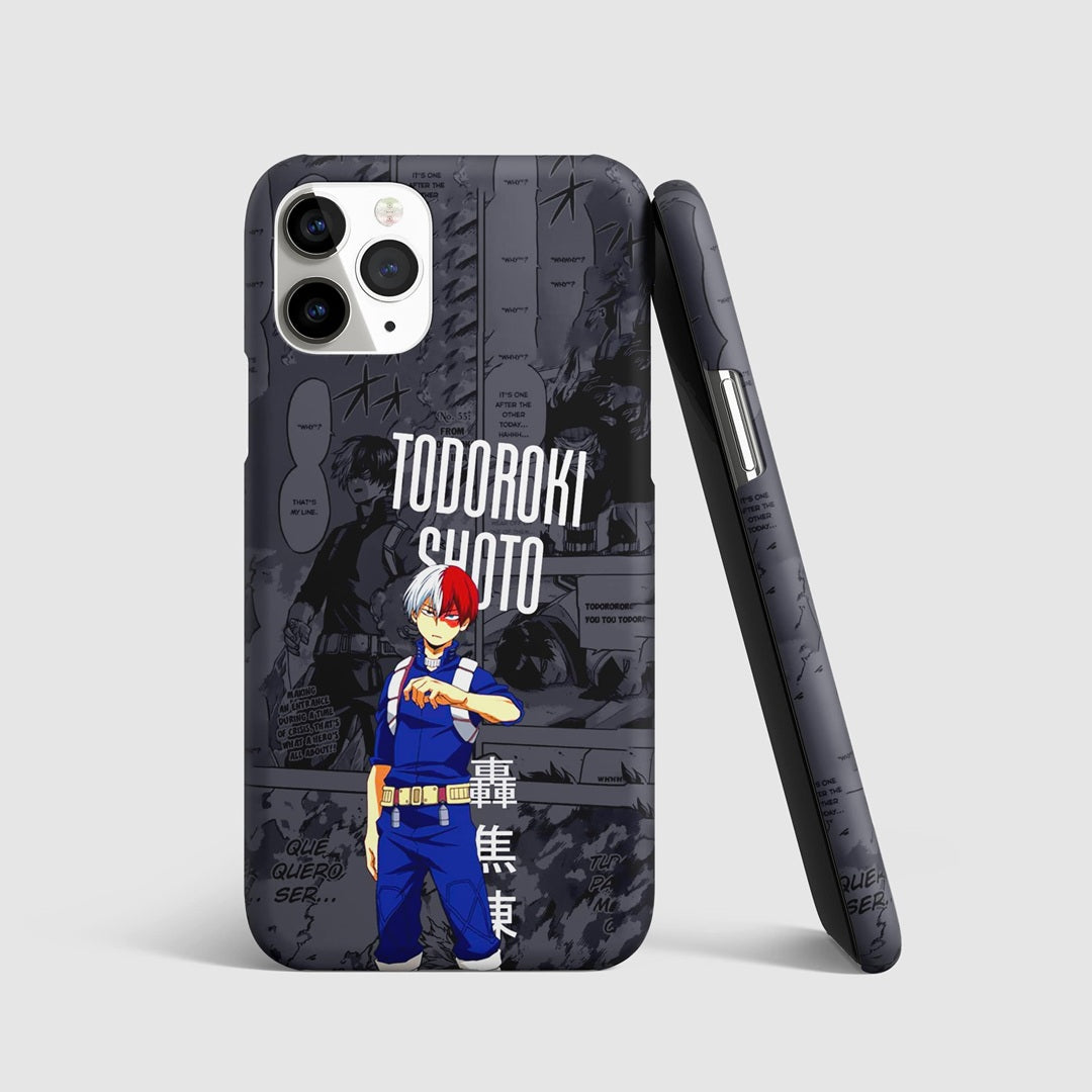 Shoto Todoroki Manga Phone Cover My Hero Academia
