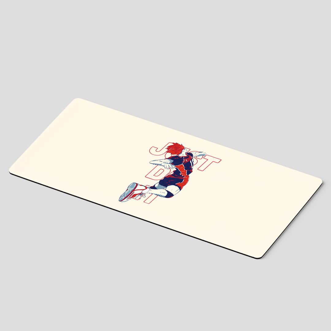 Haikyuu Shoyo Hinata themed desk mat