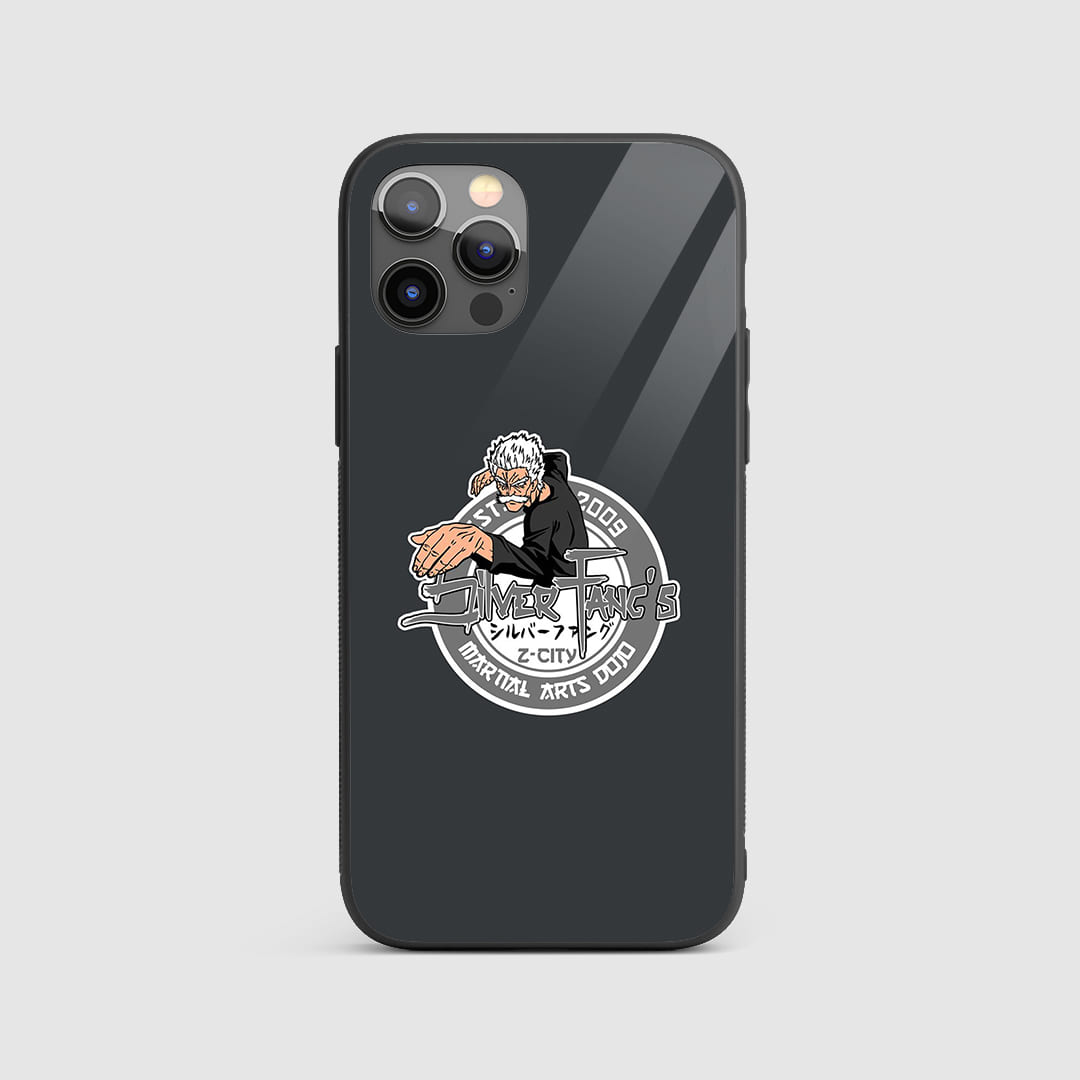 Silver Fang Silicon Armored Phone Case featuring intense artwork of Silver Fang.