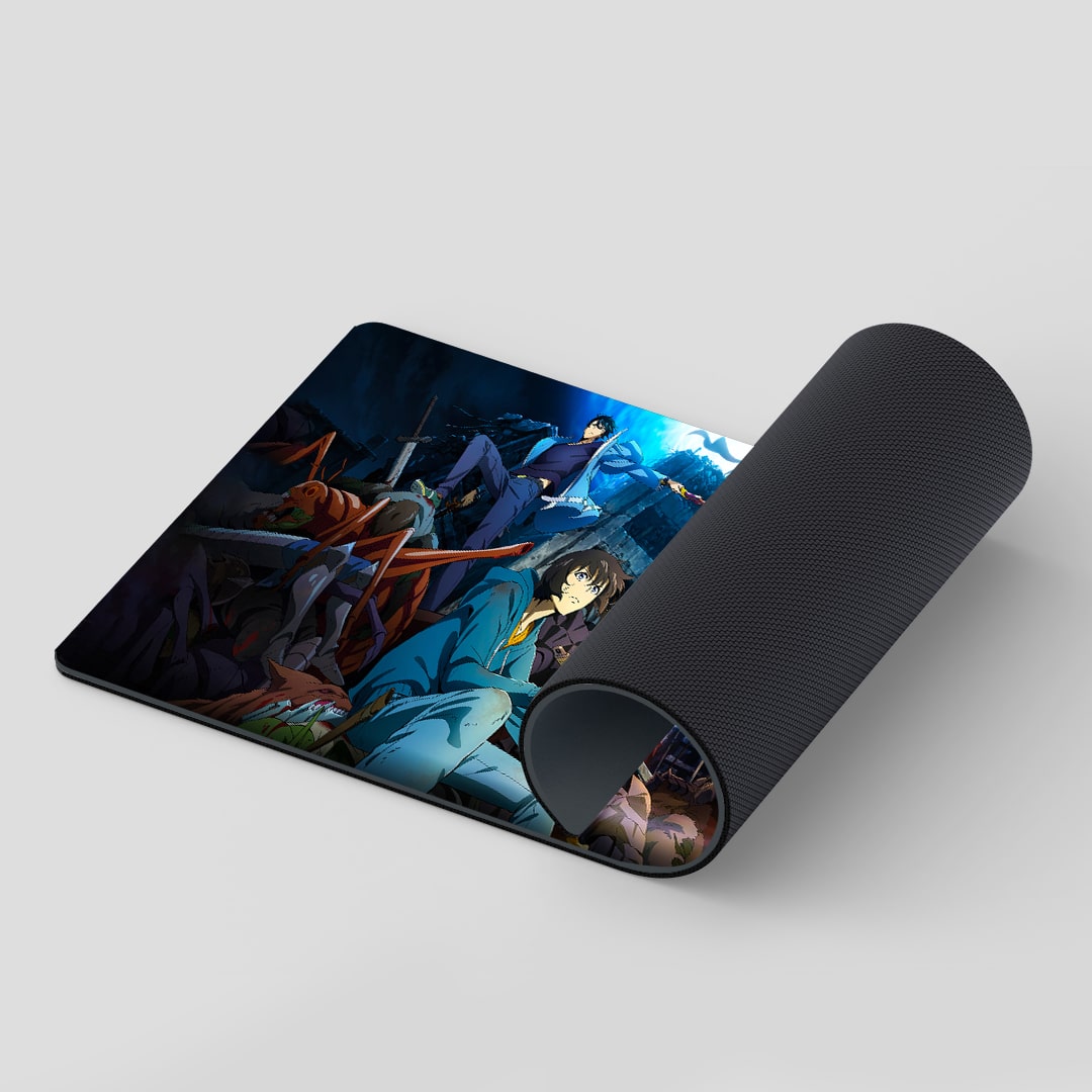 Smooth Solo Leveling themed desk mat