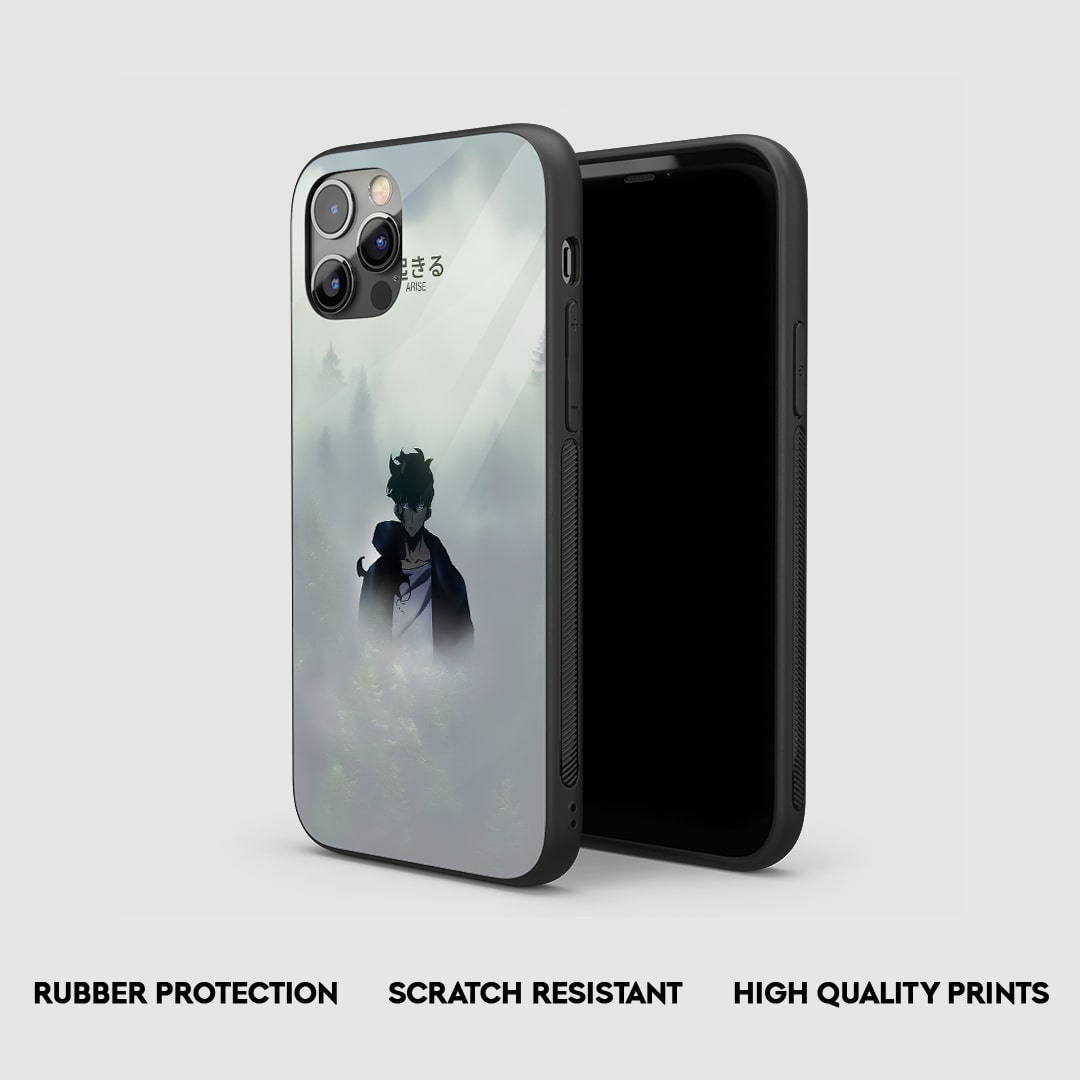 Side view of Arise Silicone Armored Case with snug fit and sharp edges.