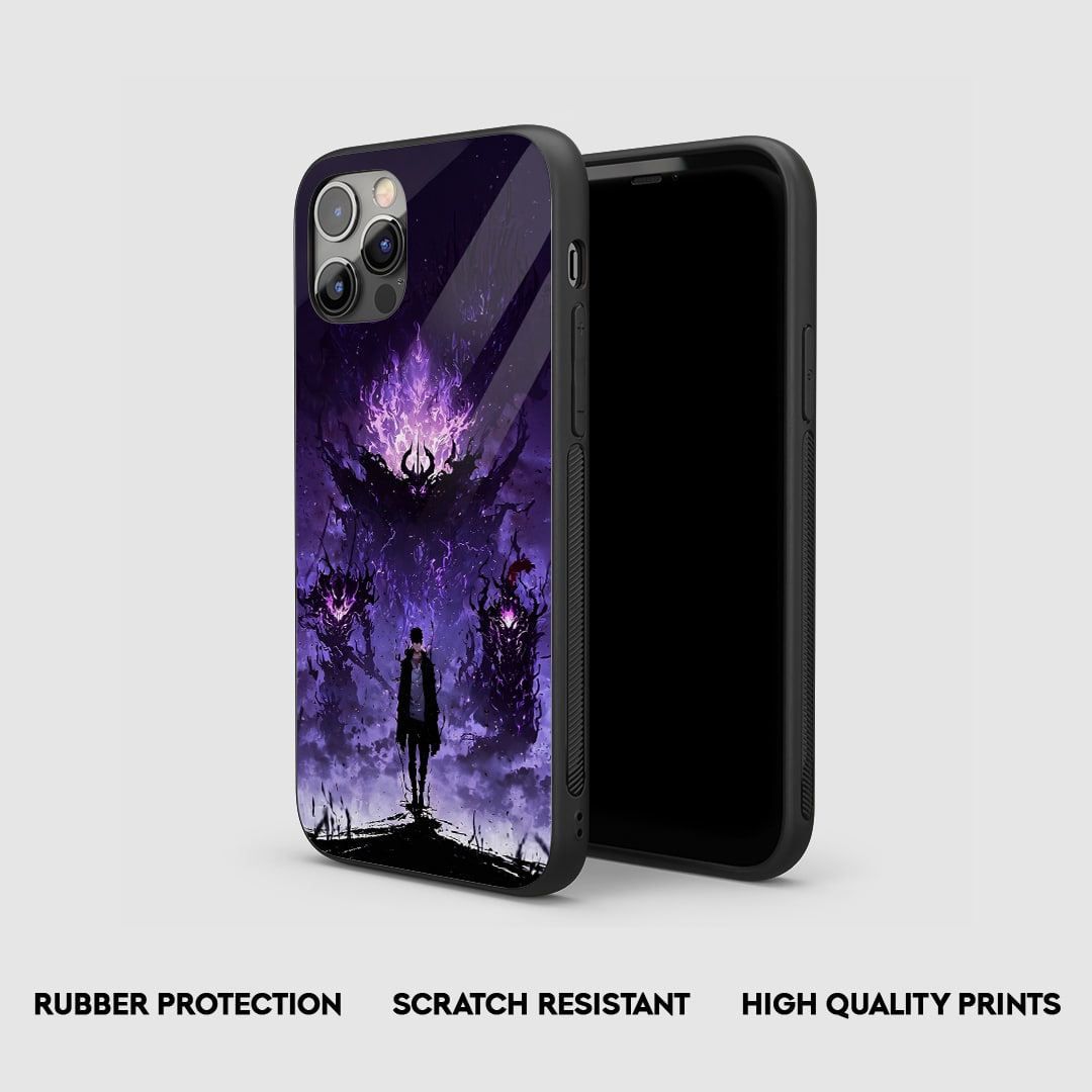Side view of Hunter Silicone Case with snug fit and detailed cutouts.