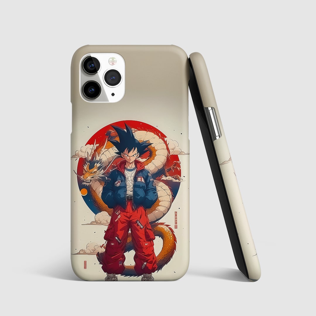 Son Goku Phone Cover front view with dynamic anime artwork.