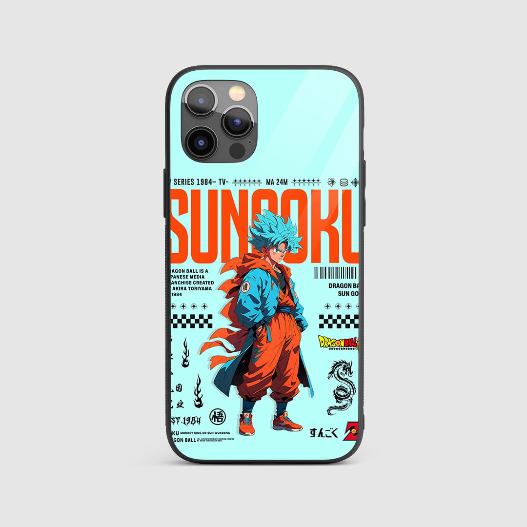 Super saiyan blue goku anime phone cover design