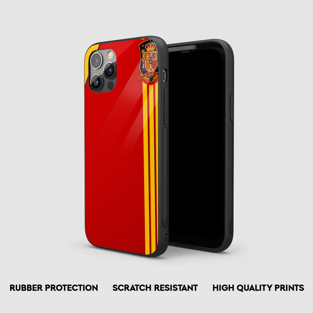 Spain football logo silicone phone case
