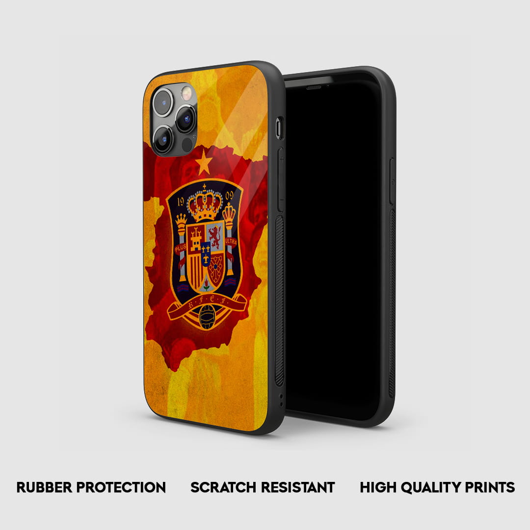 Spain football crest silicone phone case