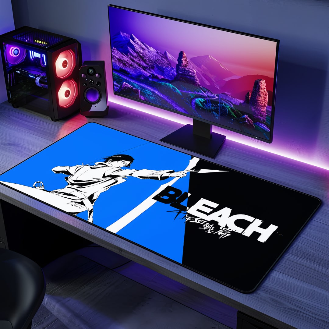 Spirit Arrow Desk Mat with sleek anime design