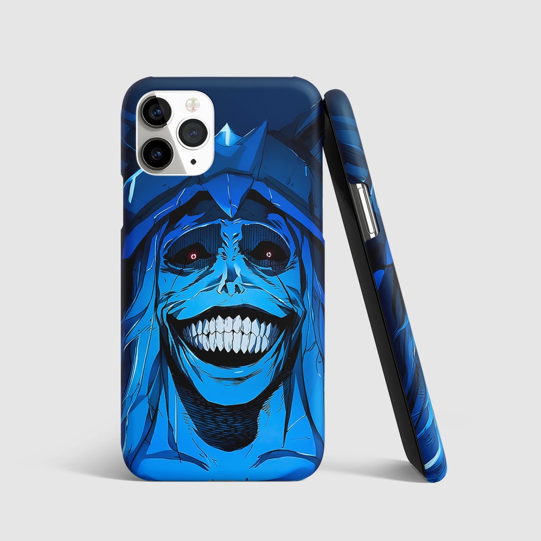Statue of God Phone Cover front view with ominous statue design.