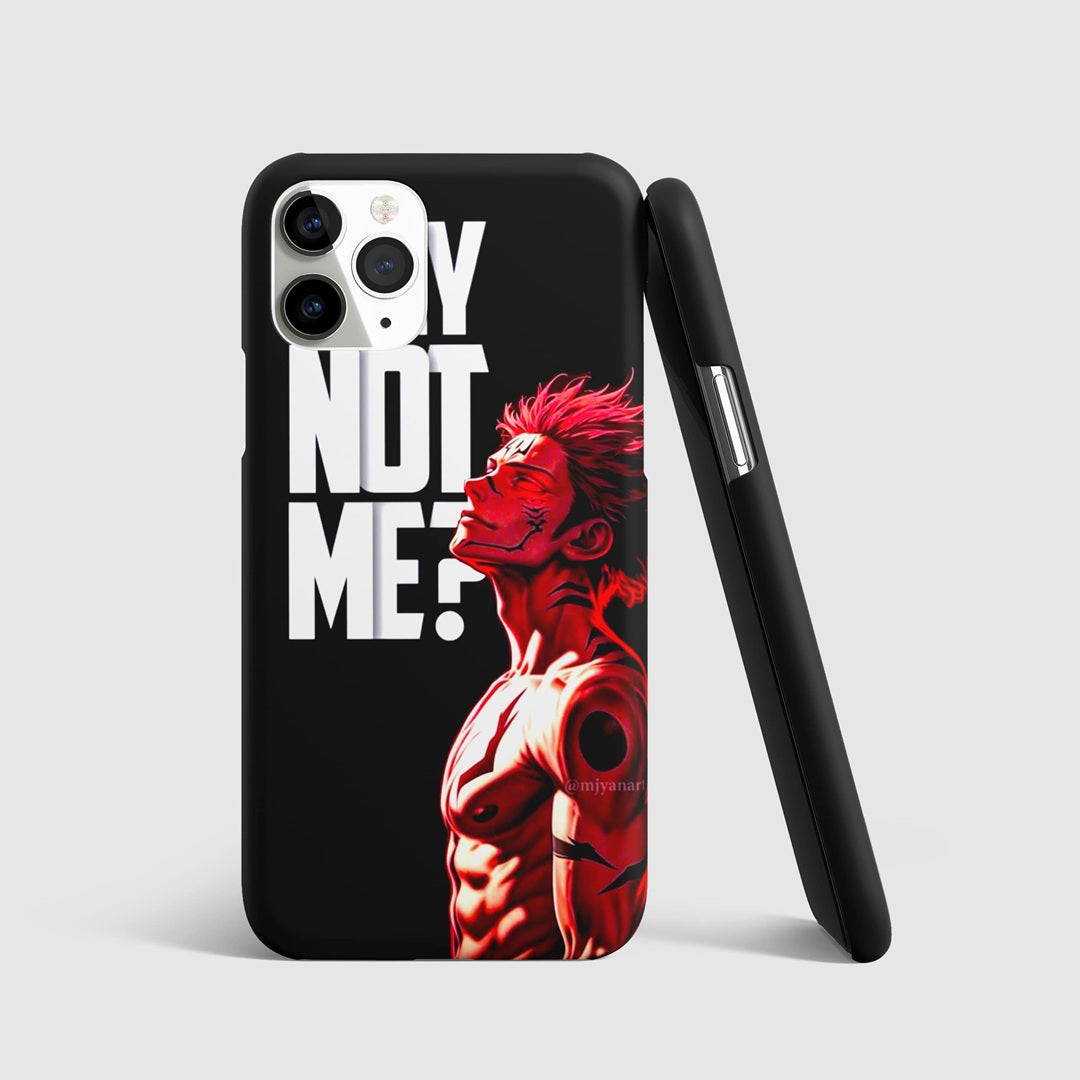 Sukuna Typography Phone Cover