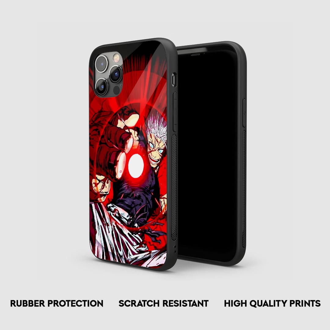 Jujutsu Kaisen Sukuna vs Jogo anime phone case