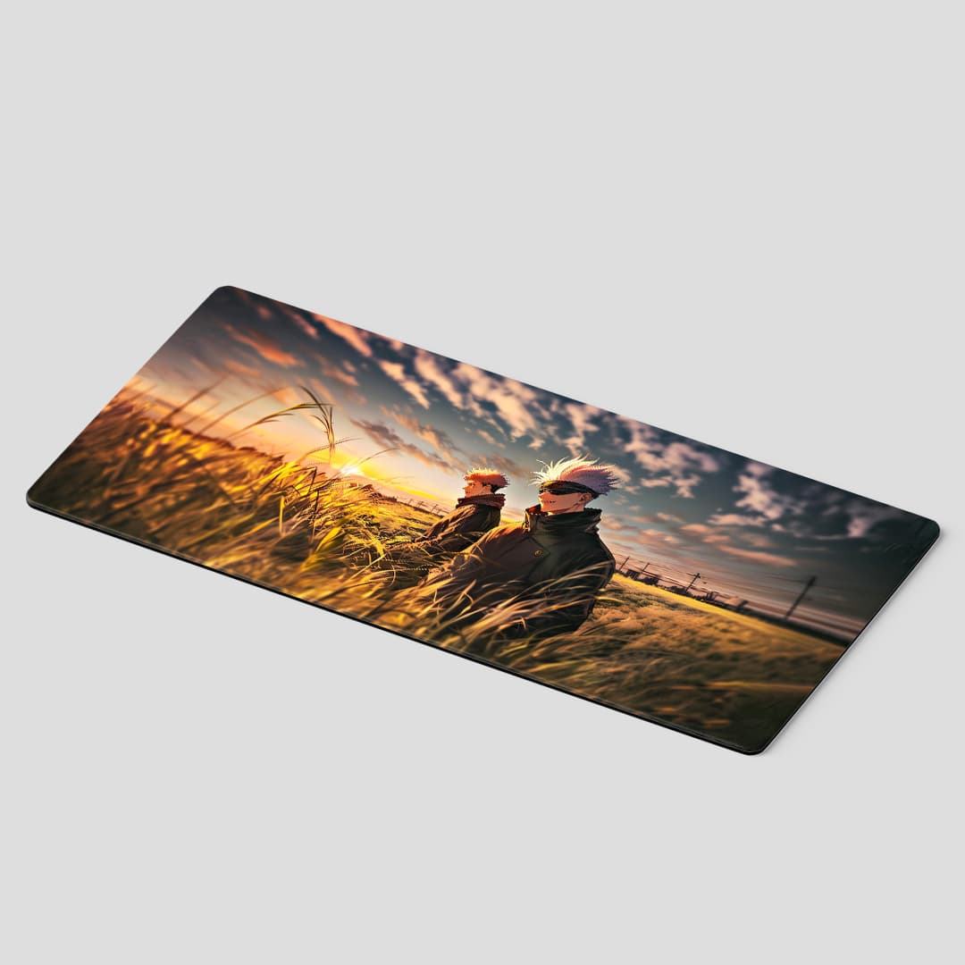 Jujutsu Kaisen Sukuna and Gojo aesthetic desk mat