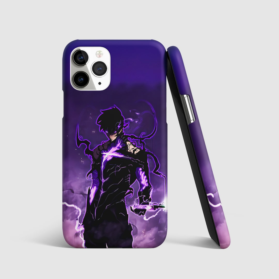 Sung Jinwoo Dagger Phone Cover front view with dagger artwork.