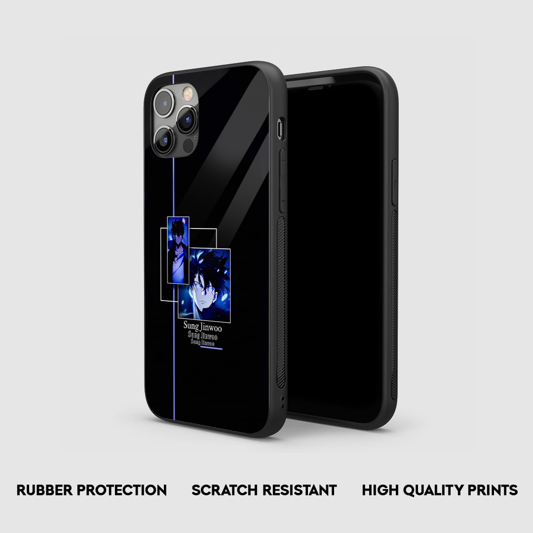 Side view of Name Silicone Case with snug fit and button cutouts.