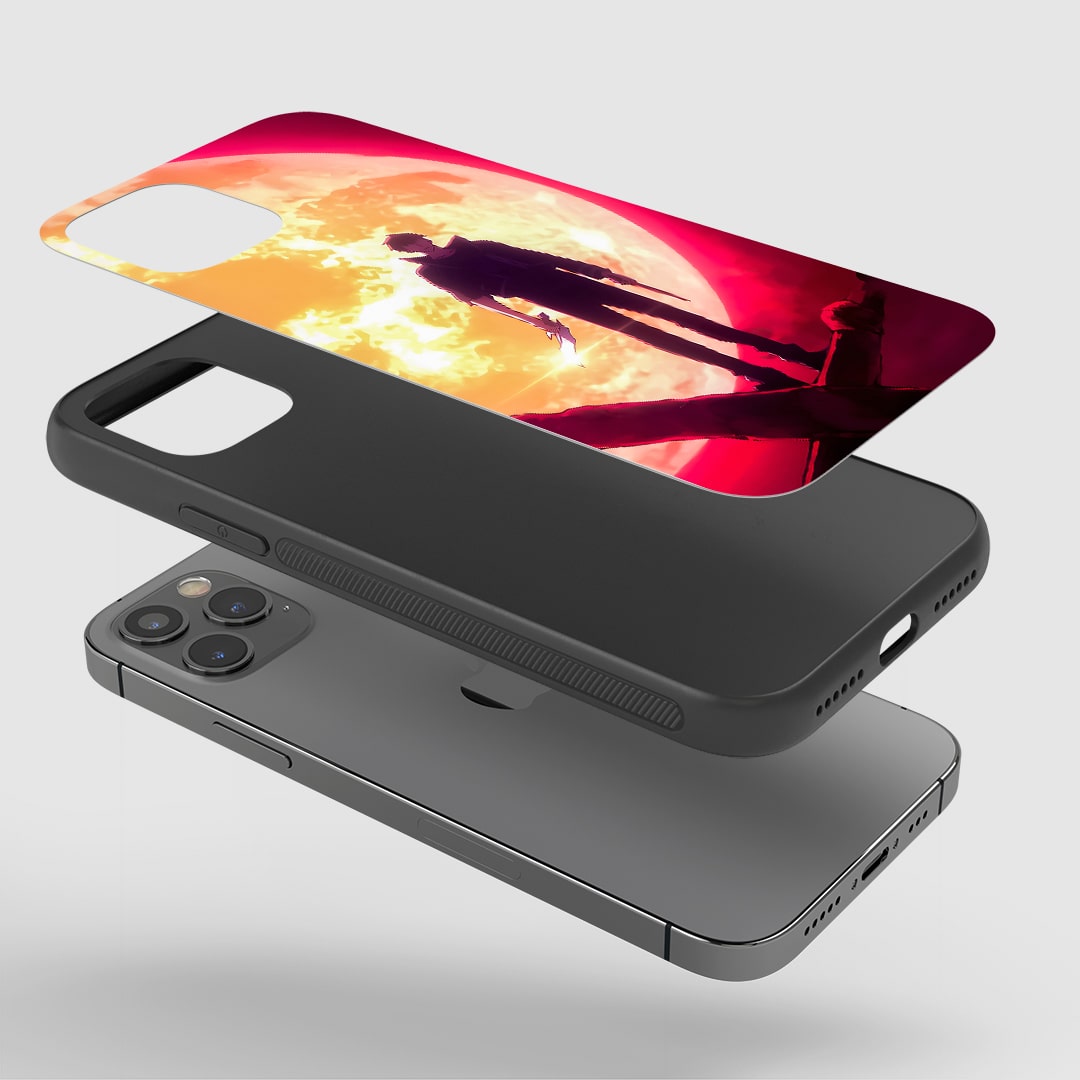 Angled view of Jinwoo Sun Case showing powerful light-themed energy.