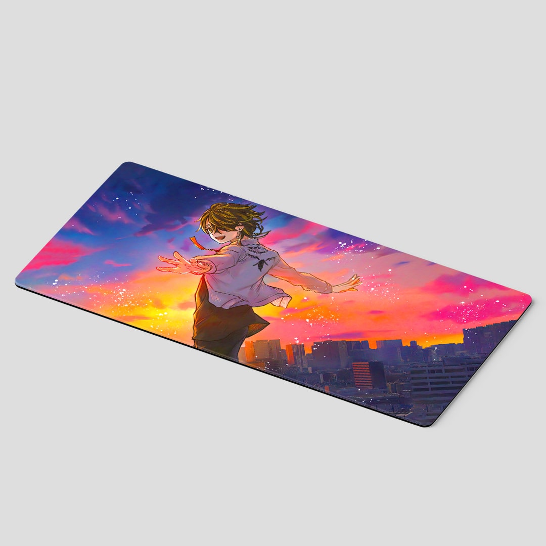 Tokyo Revengers Takemichi Hanagaki desk mat artwork