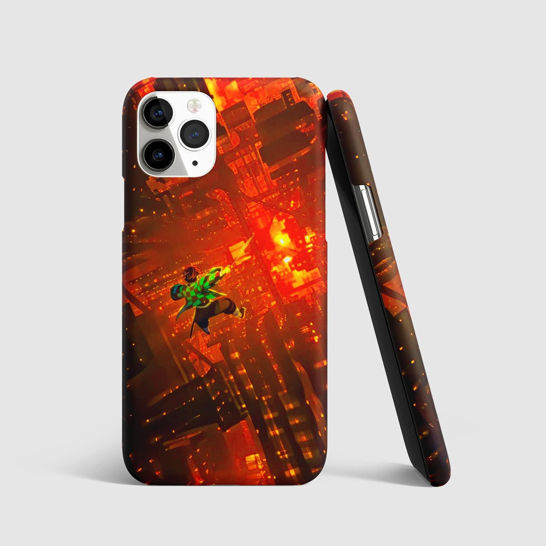 Anime Tanjiro Falling durable phone case