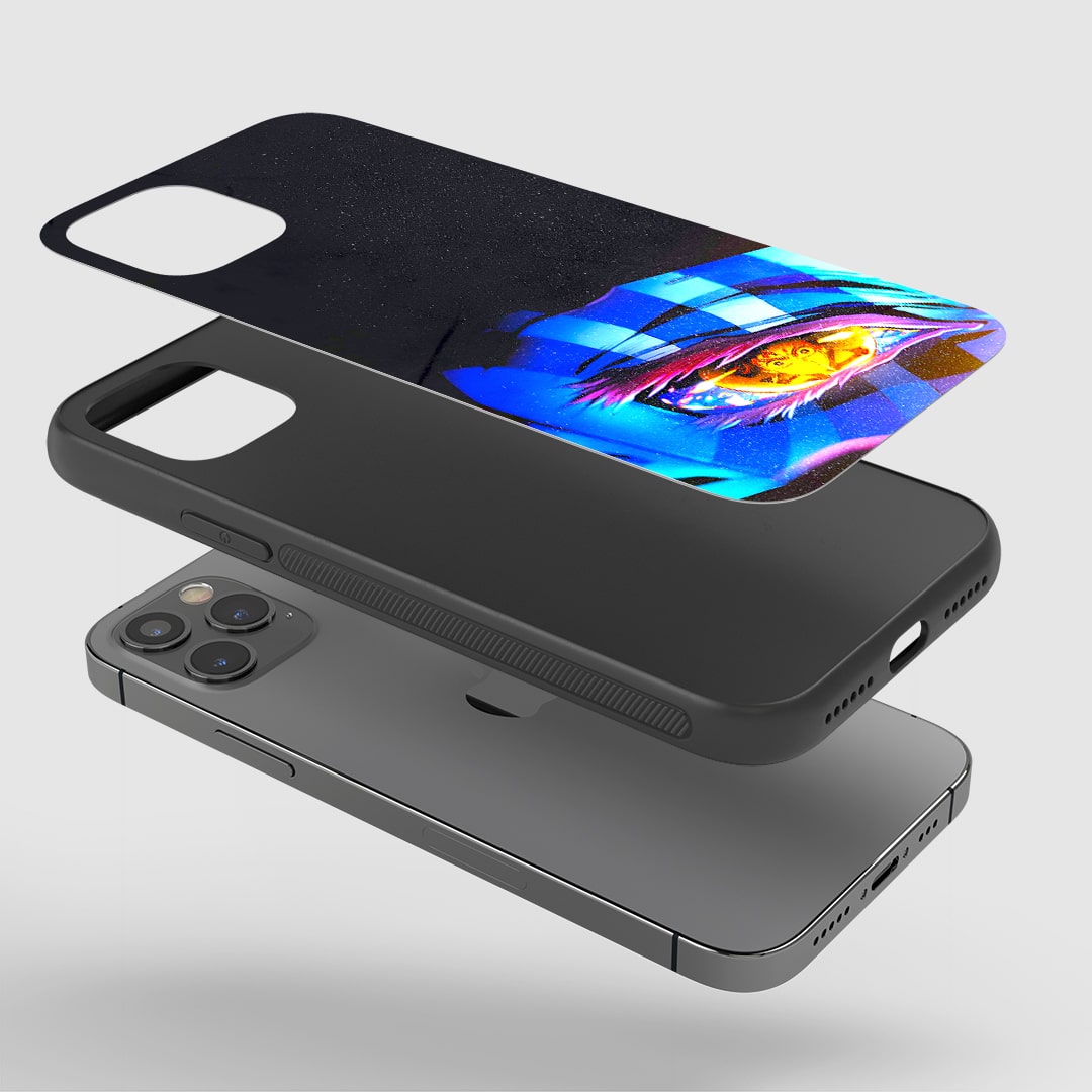 Shockproof Tanjiro Infinity Castle phone case anime style