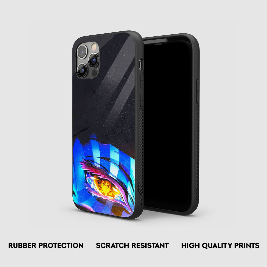 Durable silicone armored case Tanjiro Infinity Castle design