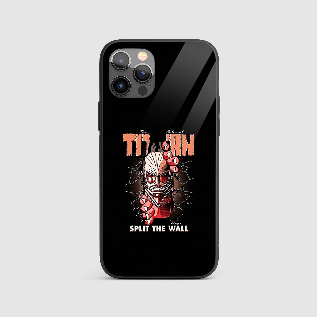 Titan Wall Split Silicone Armored Phone Case front view.