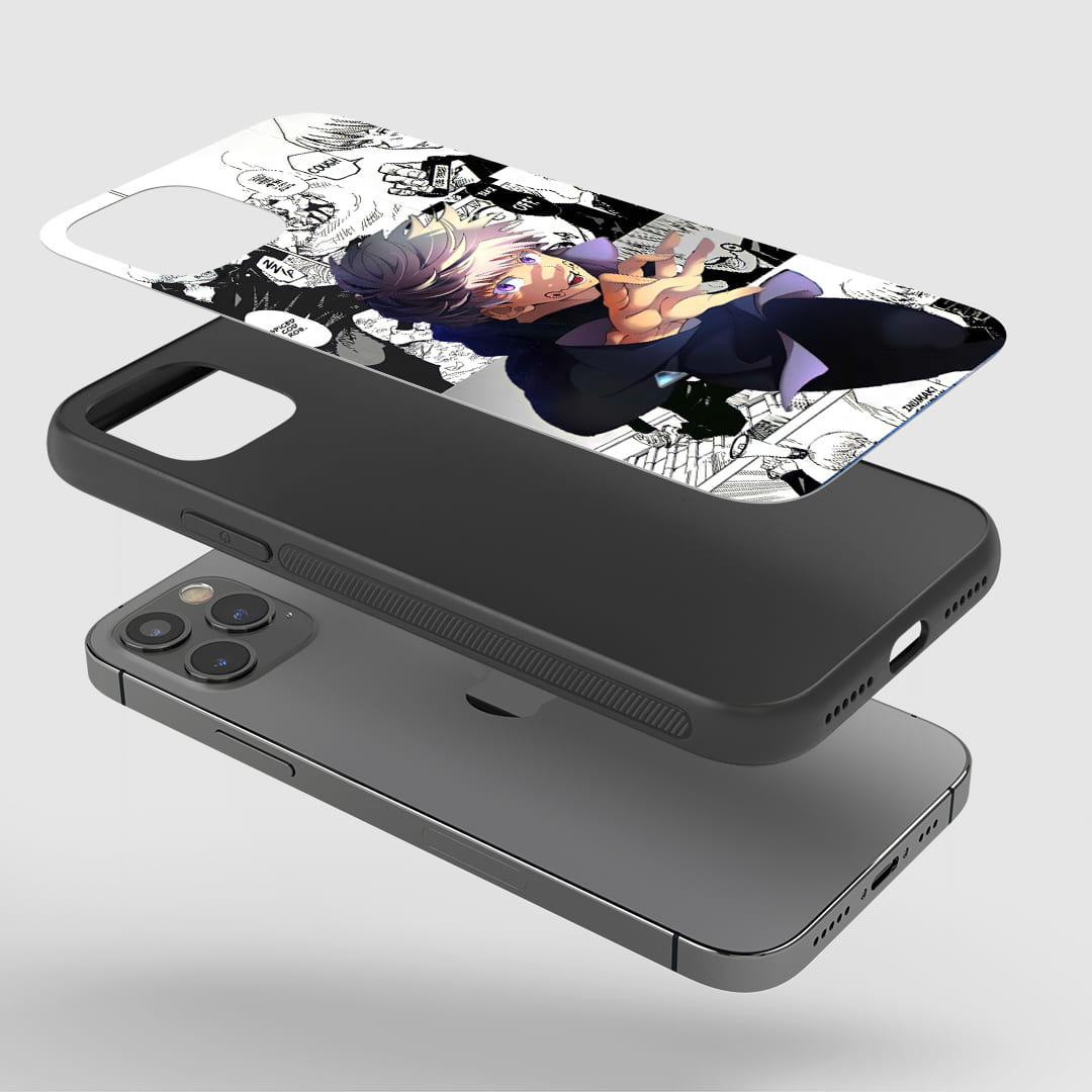 Toge Manga Phone Case installed on a smartphone, providing comprehensive protection and access to all functionalities.