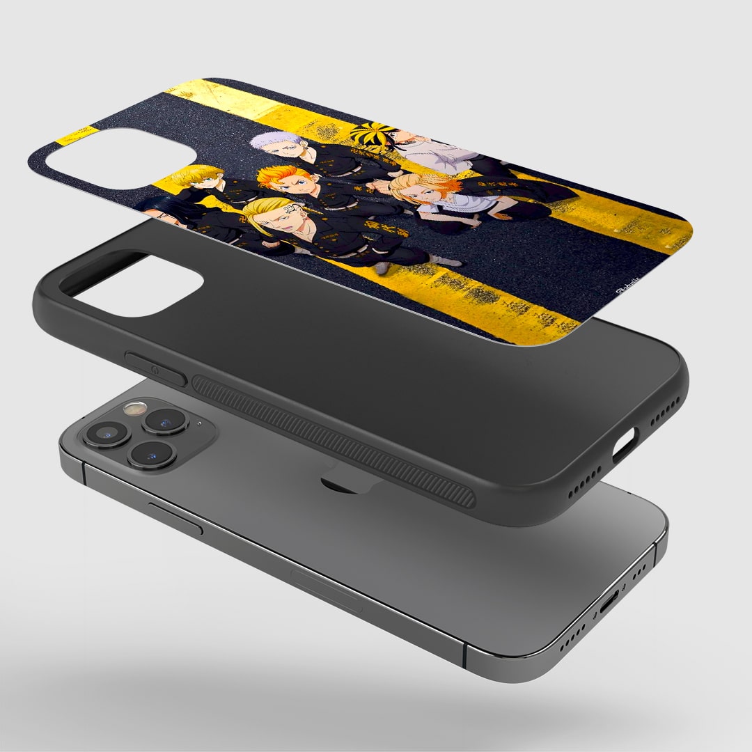 Shock-resistant silicone case with HD gang artwork