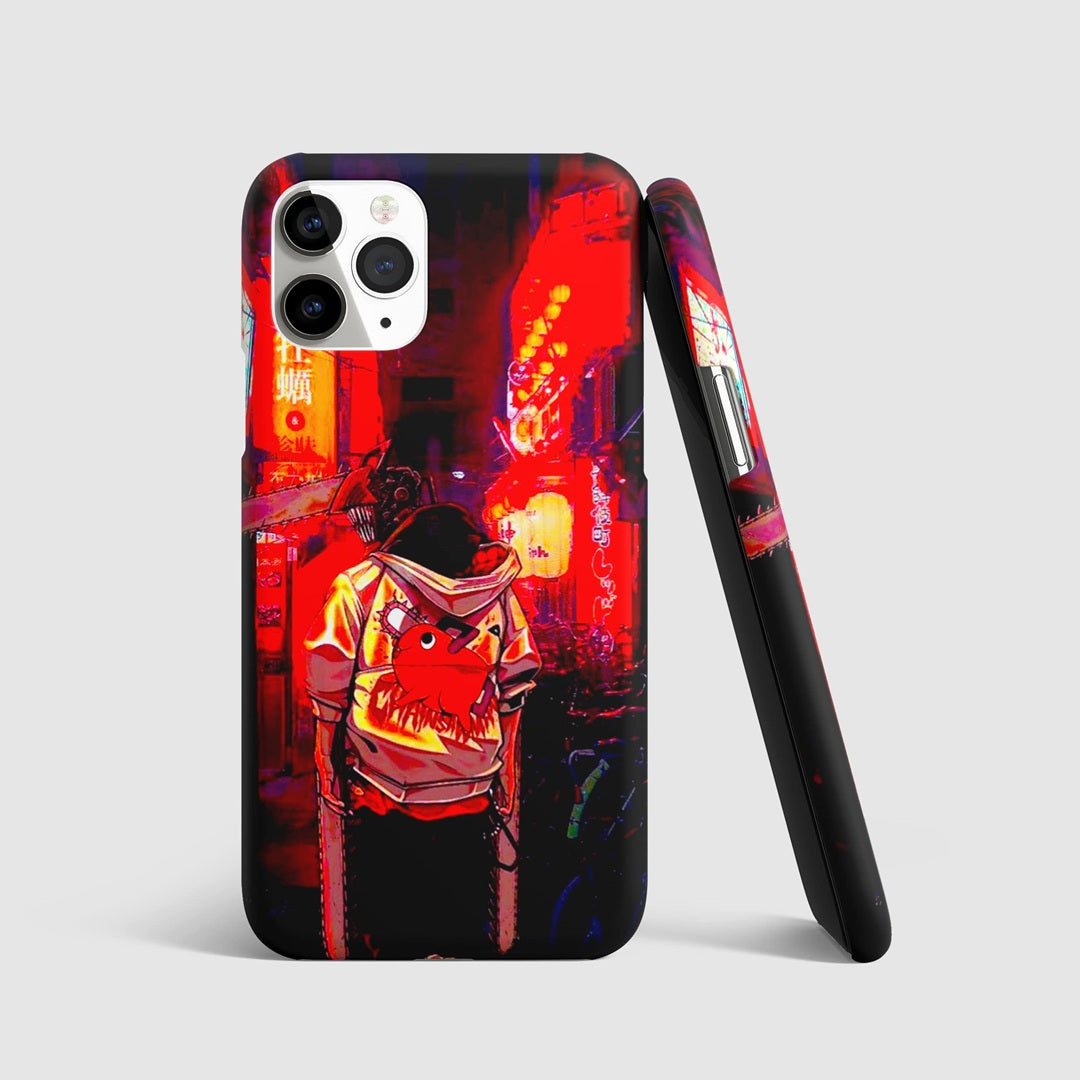 Tokyo Nights Denji Phone Cover front artwork design