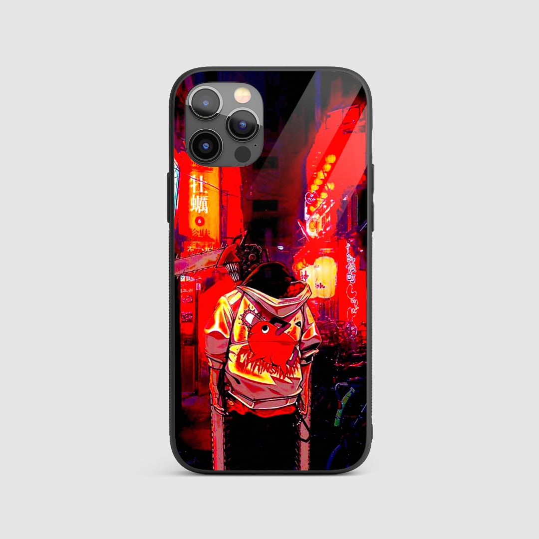Tokyo Nights Denji Silicone Armored Phone Case front design