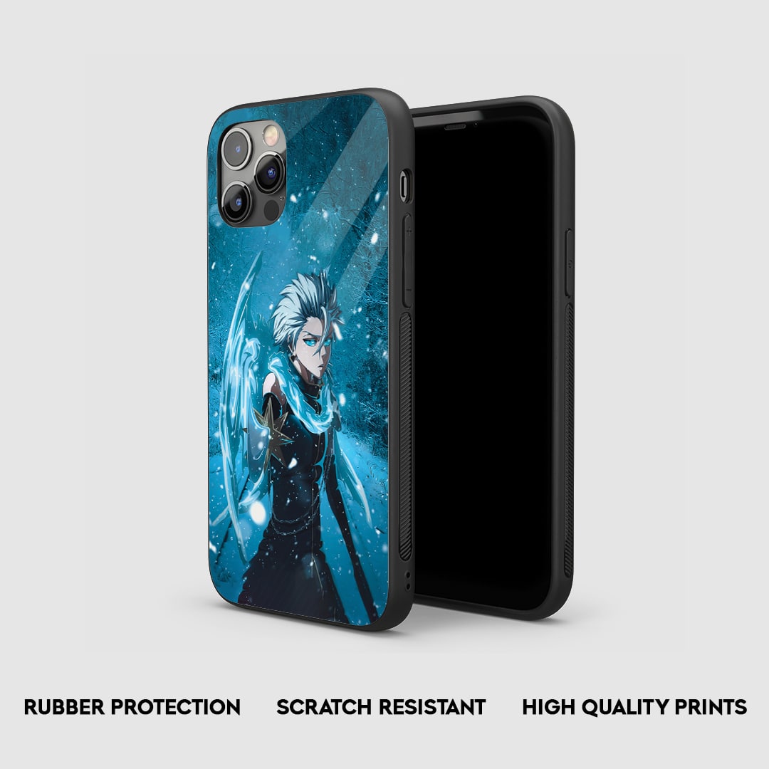 Side view of the Toshiro Action Armored Phone Case, highlighting its thick, protective silicone material.