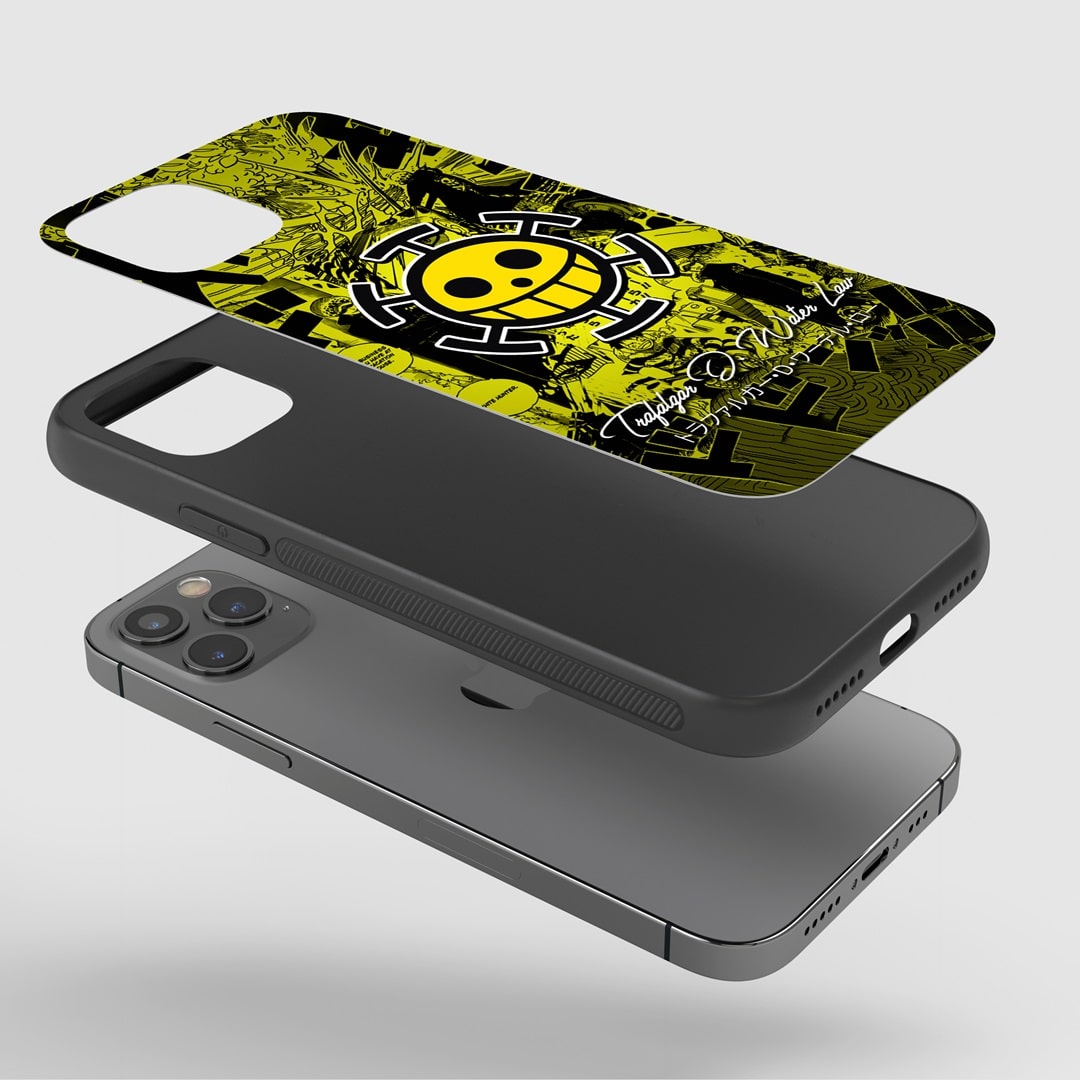 Trafalgar Symbol Phone Case fitted on a smartphone, providing full access to all ports and buttons.