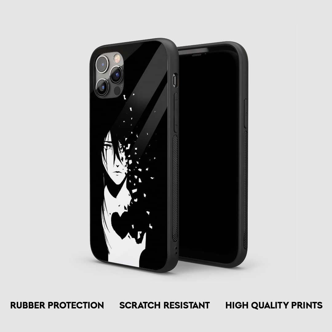 Side view of the Ulquiorra Phone Armored Phone Case, highlighting its thick, protective silicone material.