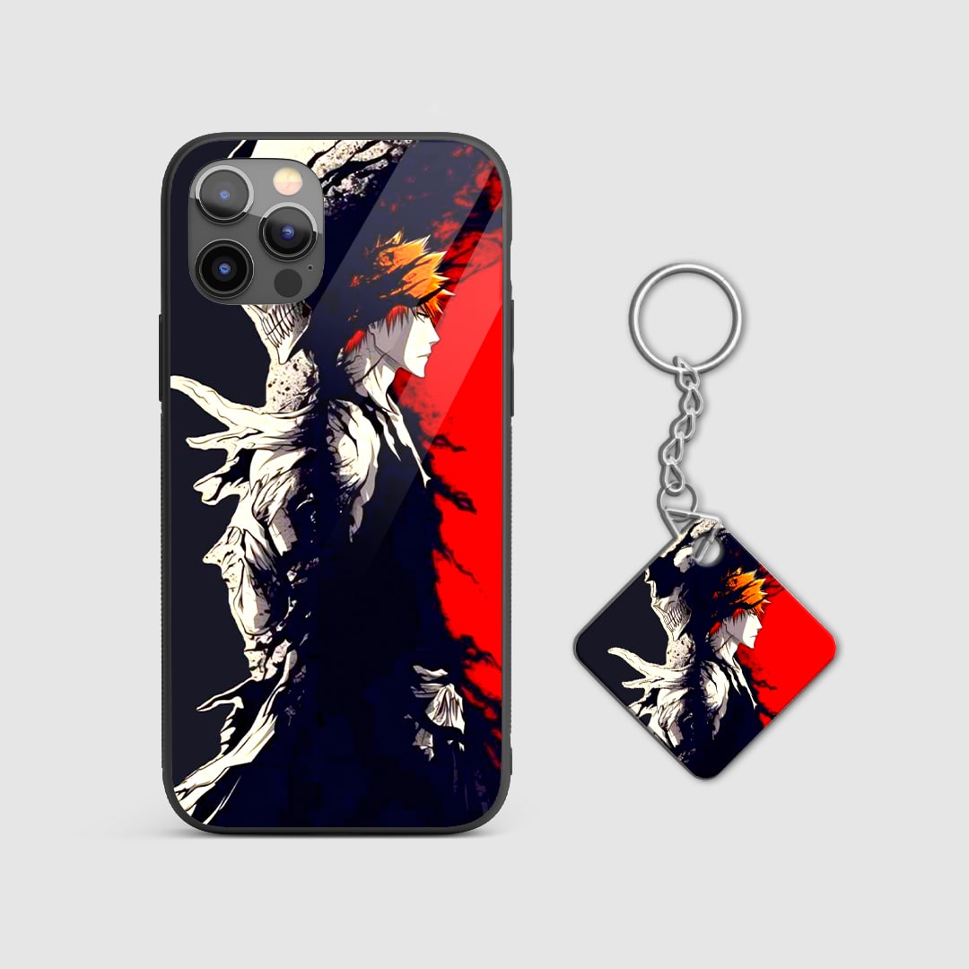 Ulquiorra dark theme protective phone cover with Keychain