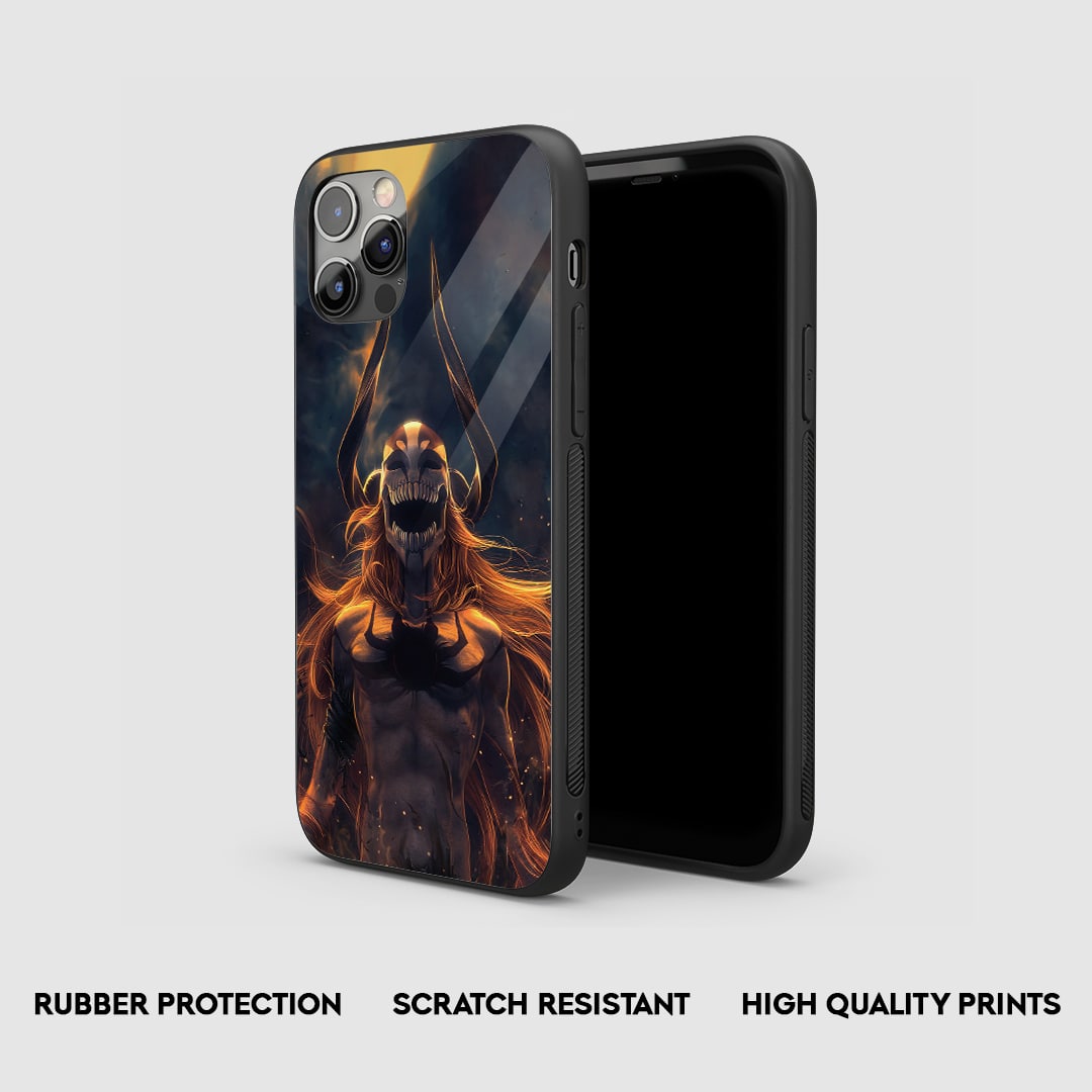 Side view of the Vasto Lorde Dark Armored Phone Case, highlighting its thick, protective silicone material.