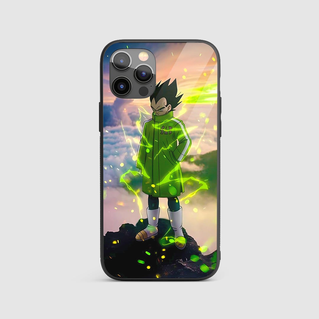 Vegeta Green Saiyan Silicone Armored Phone Case Dragon Ball