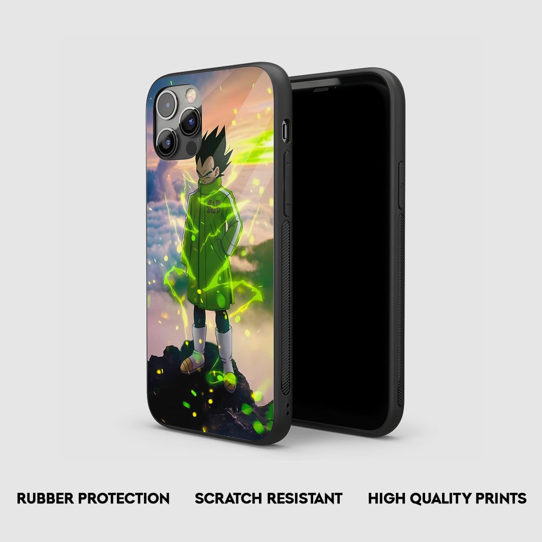 Durable Vegeta Green Saiyan silicone armored case