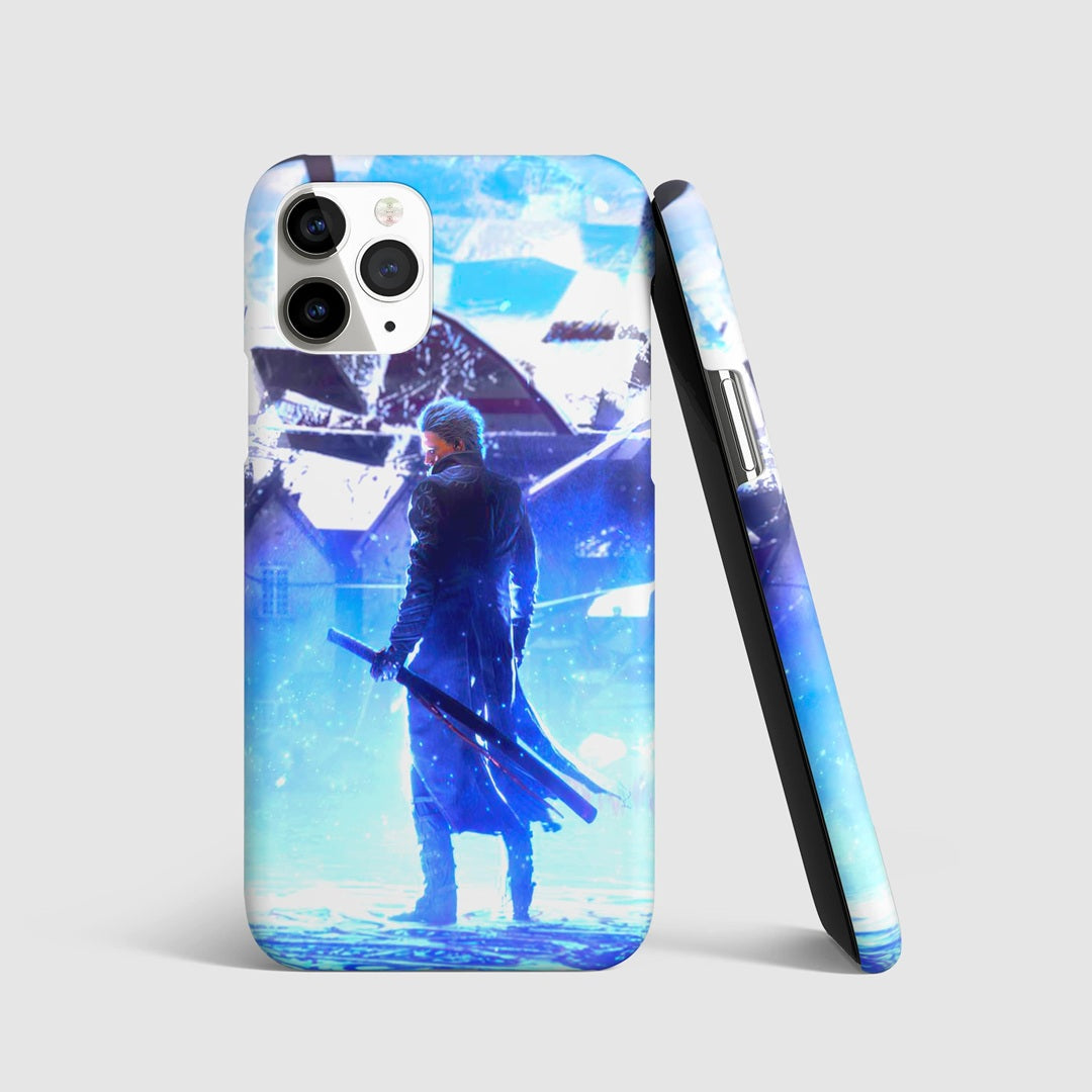 Vergil Icy Mirror Phone Cover front artwork design