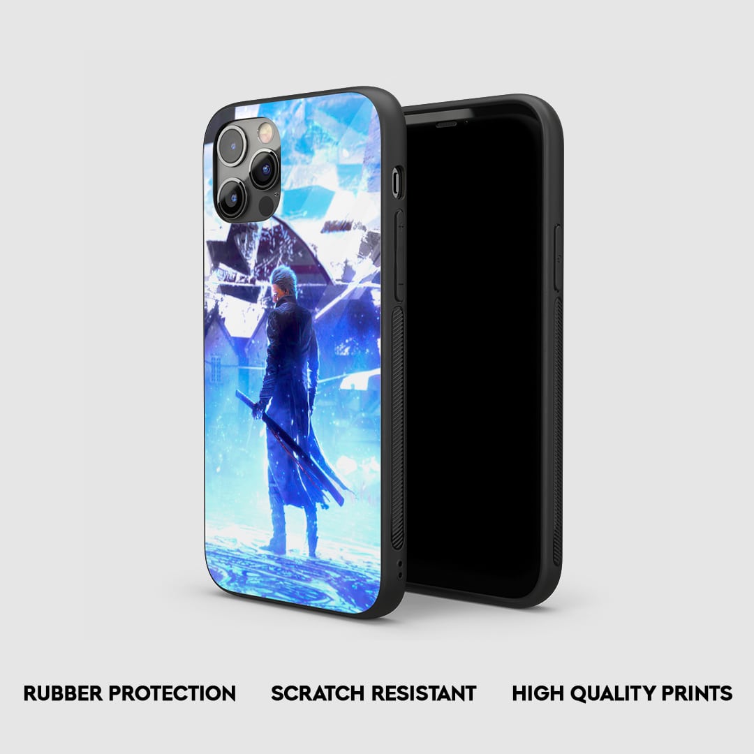 Durable Vergil Icy Mirror phone case Devil May Cry